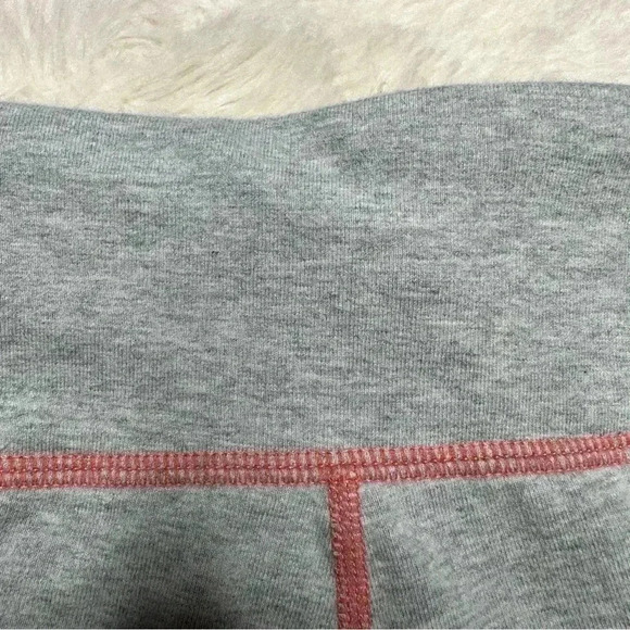 GAP Brushed Jersey Sweatpants  / Leggings Grey / White / Red Size Small - Picture 16 of 16